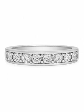 Diamond Ring Anniversary Band Lab Grown Stackable Wedding Size 6 NWT